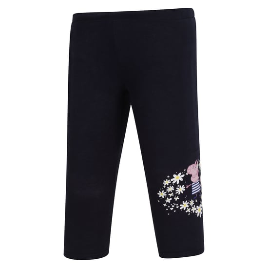 Regatta Childrens/Kids Printed Peppa Pig Leggings (Pack of 2) (Maize Yellow/Navy) - Image 6