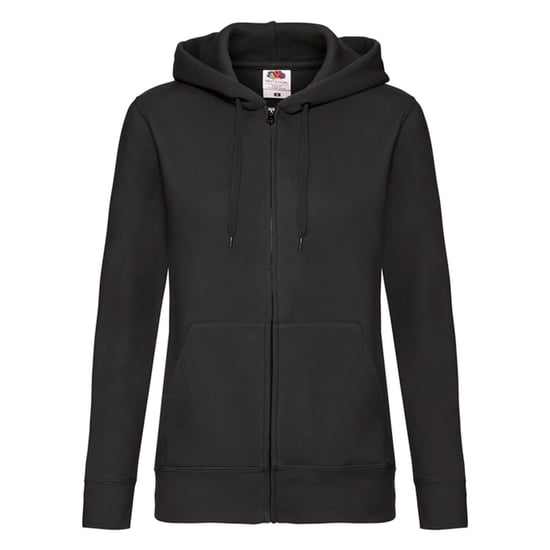 Fruit of the Loom Womens/Ladies Premium Sweat Hoodie (Black) - Image 1