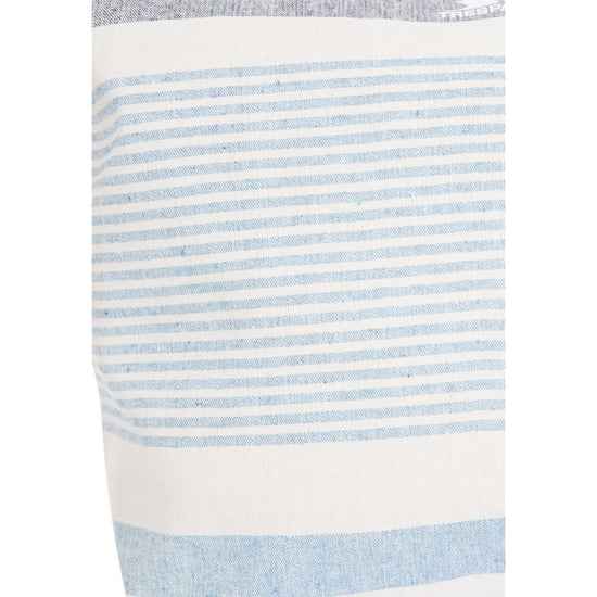 Trespass Womens/Ladies Totba Tote Bag (White/Blue Stripe) - Image 5
