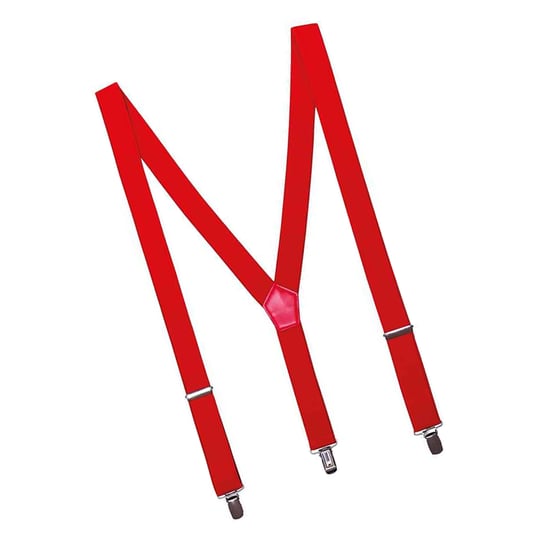 Premier Clip-On Trouser Braces (Red) - Image 2