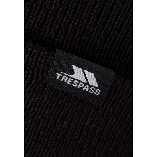 Trespass Unisex Adult Littlebrook Beanie (Black) - Image 3
