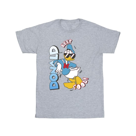 Disney Mens Donald Duck Cool T-Shirt (Sports Grey) - Image 1