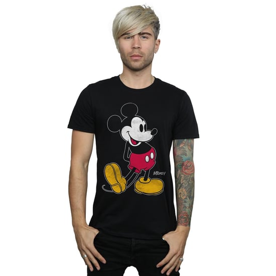 Disney Mens Mickey Mouse Classic Kick T-Shirt (Black) - Image 2