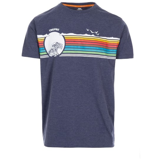 Trespass Mens Lakehouse T-Shirt (Navy Marl) - Image 1