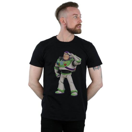 Disney Mens Toy Story Buzz Lightyear Standing T-Shirt (Black) - Image 3