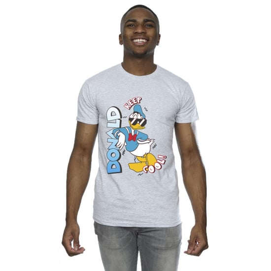 Disney Mens Donald Duck Cool T-Shirt (Sports Grey) - Image 3