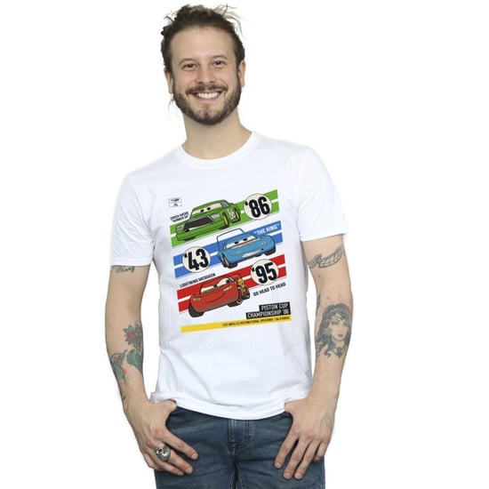 Disney Mens Cars Piston Cup Champions T-Shirt (White) - Image 3