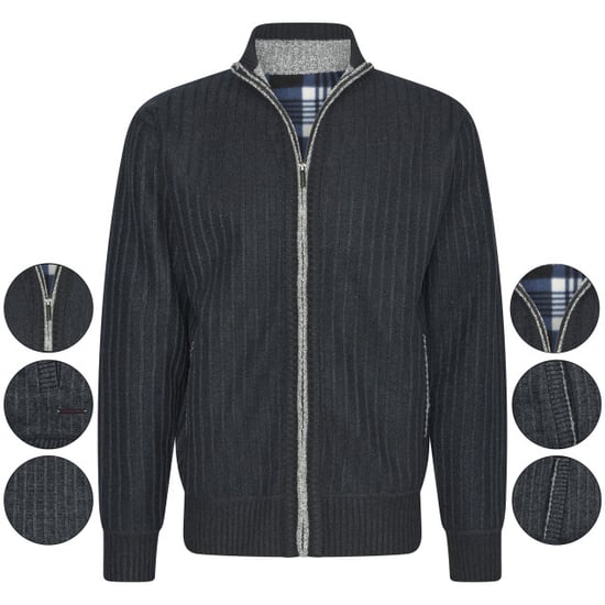 Cappuccino Italia Sweaters Chaqueta Bounded Azul Marino - Image 2