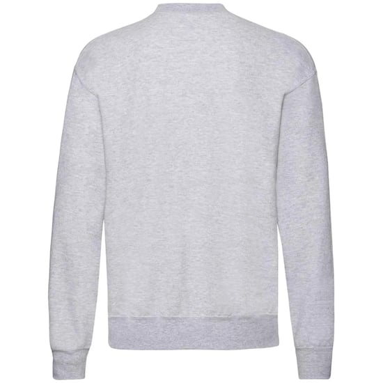 Fruit of the Loom Unisex Adult Classic Plain Set-in Sweatshirt (Heather Grey) - Image 2