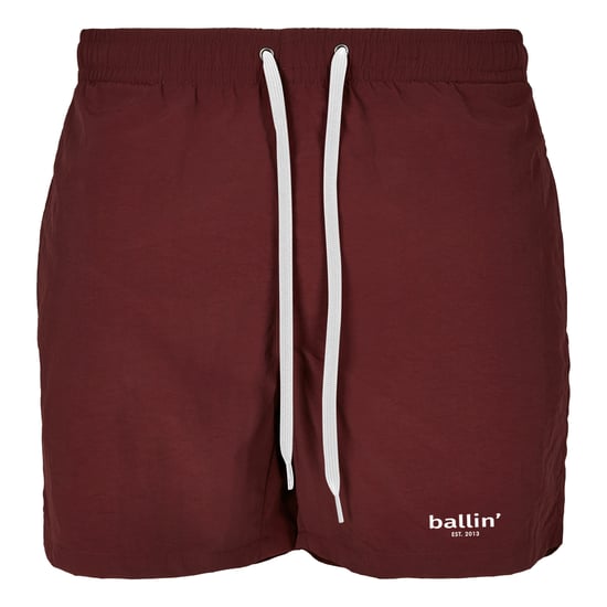 Ballin Est. 2013 Pantalones de baño Logo Pequeño Pantalones de baño Rojo - Image 1