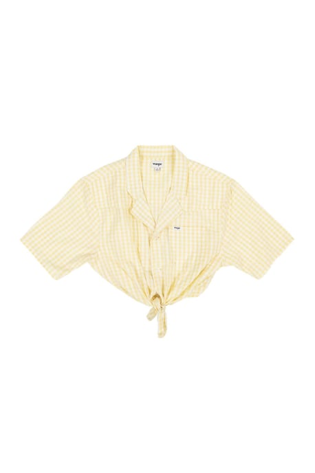 GB - Wrangler - TIE RESORT SHIRT PALE BANANA - Image 3
