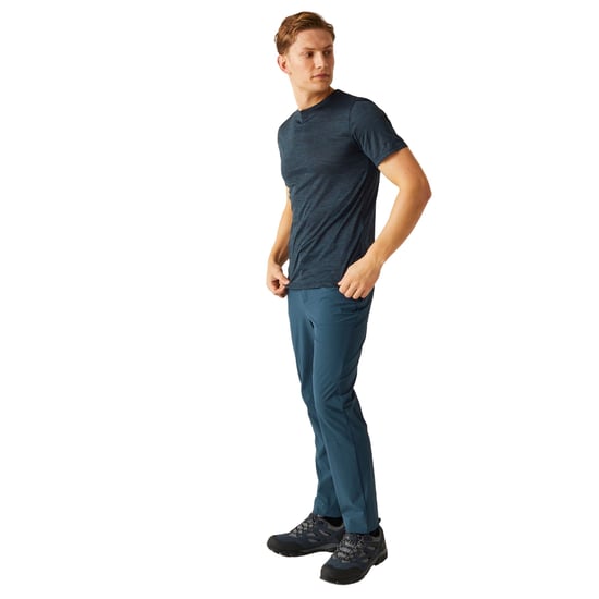 Regatta Mens Travel Light Packaway Trousers (Moonlight Denim) - Image 6