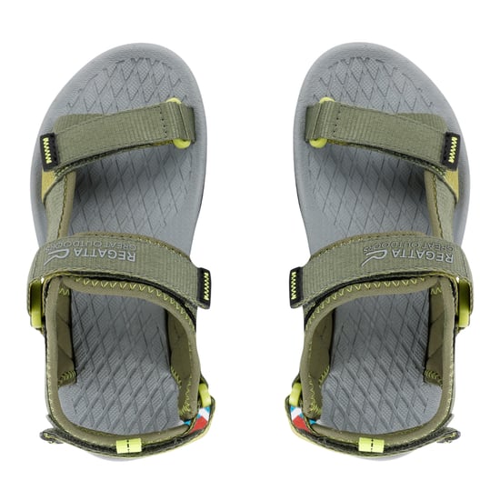 Regatta Childrens/Kids Blaze Sandals (Nephrite Green/Wild Lime) - Image 4