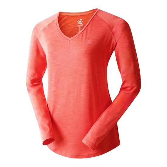 Dare 2B Womens/Ladies Discern Long Sleeve T-Shirt (Peach Bloom) - Image 3