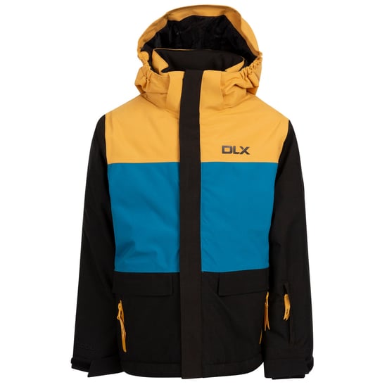 Childrens/Kids Garcia DLX Ski Jacket (Black/Yellow/Blue) - Image 1