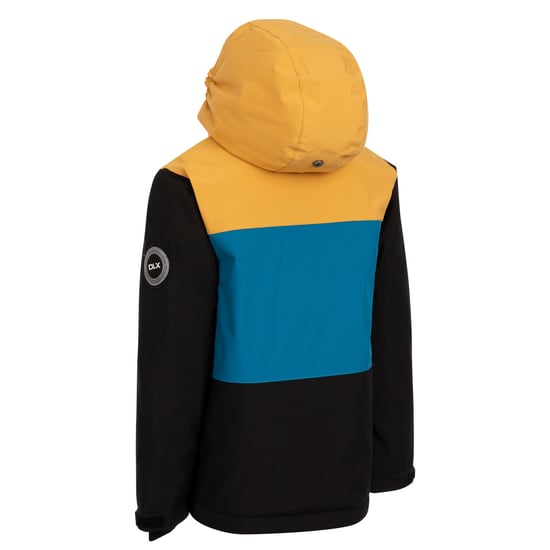 Childrens/Kids Garcia DLX Ski Jacket (Black/Yellow/Blue) - Image 2
