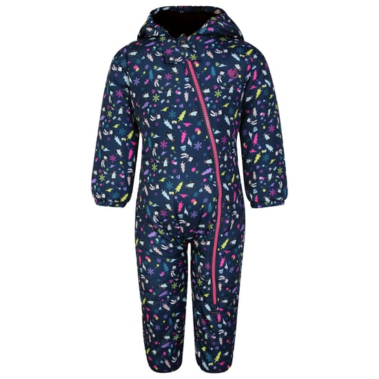 Dare 2B Baby Bambino II Ditsy Print Waterproof Snowsuit (Snowflake) - Image 1