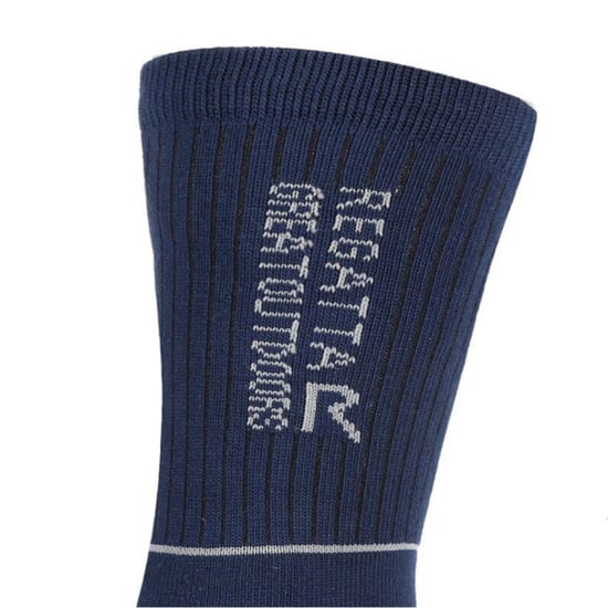 Regatta Mens Samaris 2 Season Socks (Pack of 2) (Navy/Dark Red) - Image 2