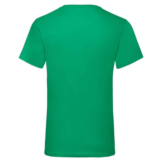 Fruit of the Loom Unisex Adult Valueweight V Neck T-Shirt (Kelly Green) - Image 2