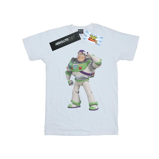Disney Mens Toy Story Buzz Lightyear Standing T-Shirt (White) - Image 1
