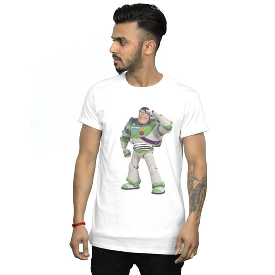 Disney Mens Toy Story Buzz Lightyear Standing T-Shirt (White) - Image 3
