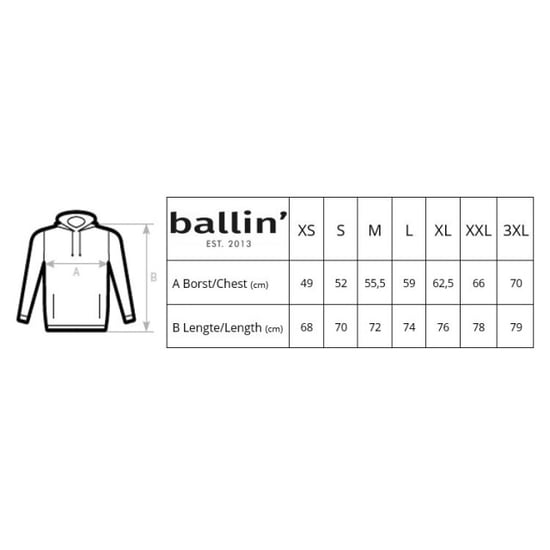 Ballin Est. 2013 Sudaderas con capucha Basic Hoodie Blanco - Image 3