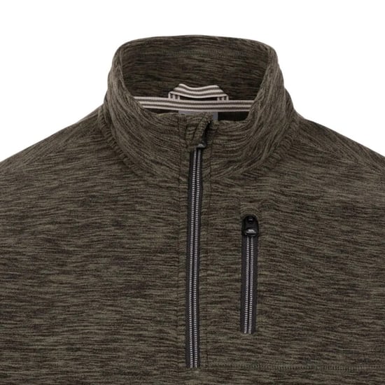 Trespass Mens Farnworth AT100 Fleece Top (Dark Vine) - Image 3