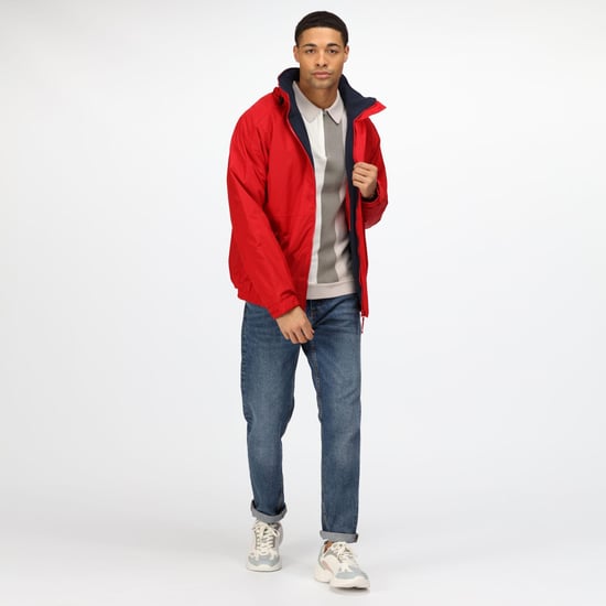 Regatta Dover Waterproof Windproof Jacket (Thermo-Guard Insulation) (Classic Red/Navy) - Image 4