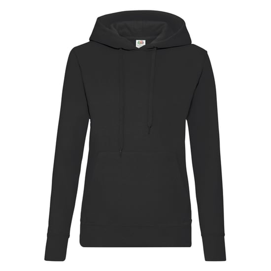 Fruit of the Loom Womens/Ladies Classic Hoodie (Black) - Image 1