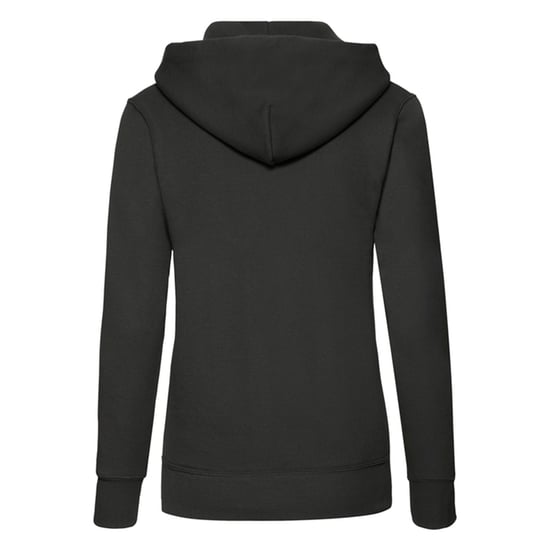 Fruit of the Loom Womens/Ladies Classic Hoodie (Black) - Image 2
