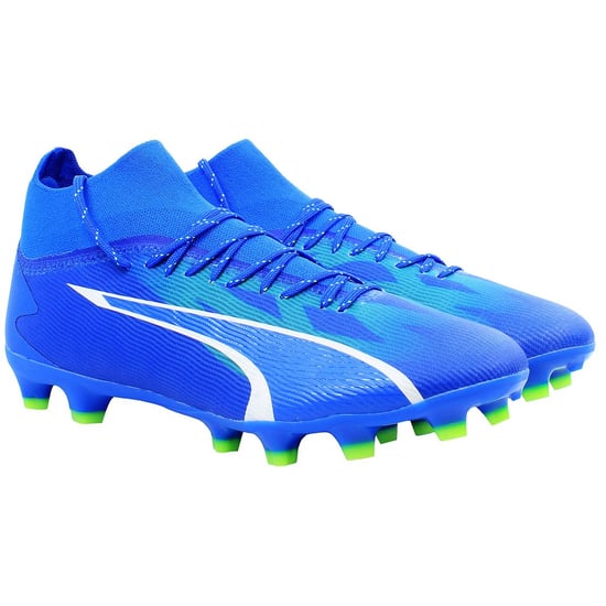 Botas de fútbol Puma Ultra Pro FG/AG para hombre en azul - Image 2