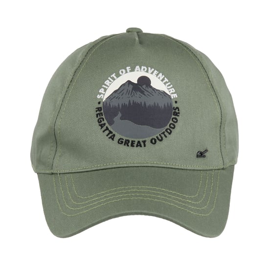 Regatta Childrens/Kids Cuyler III Spirit Of Adventure Baseball Cap (Agave Green) - Image 1