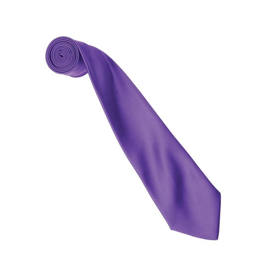 Premier Colours Collection Satin Tie (Rich Violet) - Image 2