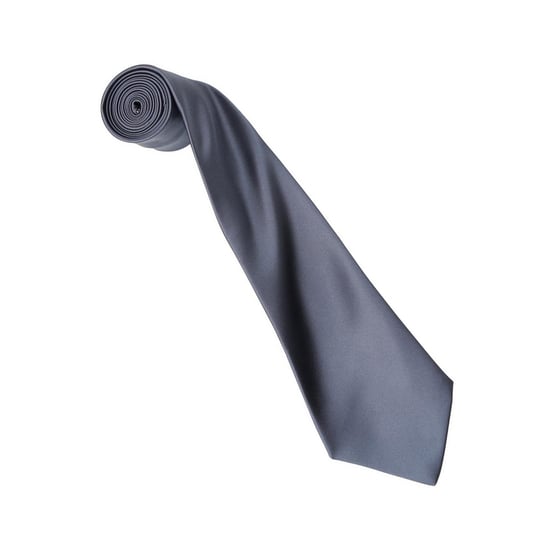 Premier Colours Collection Satin Tie (Steel) - Image 2