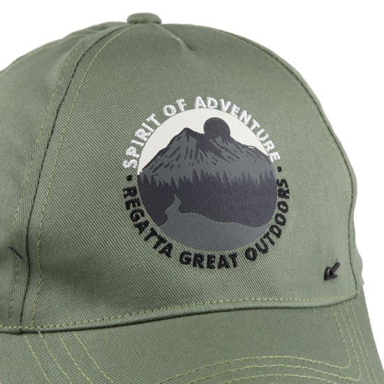 Regatta Childrens/Kids Cuyler III Spirit Of Adventure Baseball Cap (Agave Green) - Image 6
