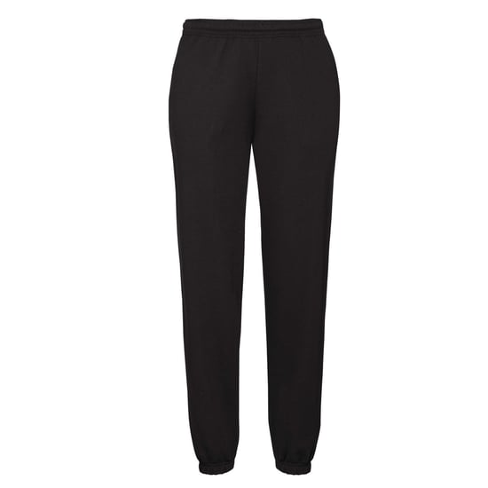 Fruit of the Loom Mens Classic Elasticated Cuff Jogging Bottoms (Black) - Image 1