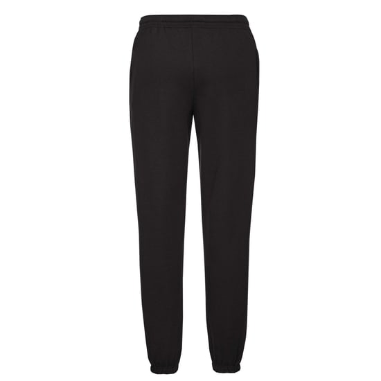 Fruit of the Loom Mens Classic Elasticated Cuff Jogging Bottoms (Black) - Image 2