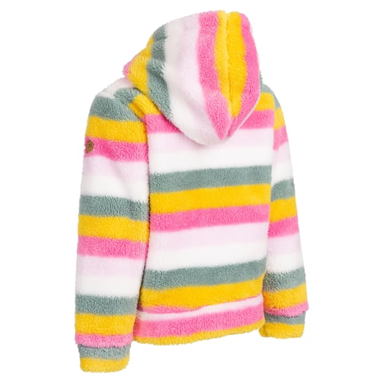 Trespass Childrens/Kids Wonderful Stripe Fleece Jacket (Pale Pink) - Image 2