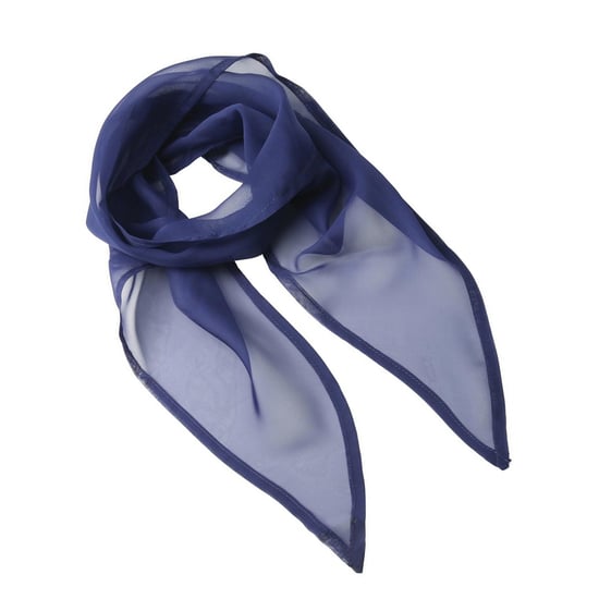 Premier Womens/Ladies Chiffon Scarf (Marine Blue) - Image 2