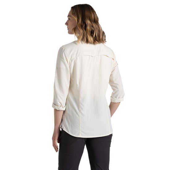 Craghoppers Womens/Ladies Adventure III Nosilife Long-Sleeved Shirt (Sea Salt) - Image 2