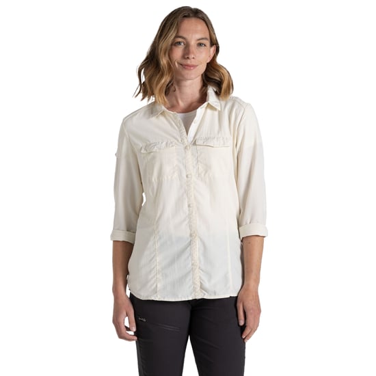 Craghoppers Womens/Ladies Adventure III Nosilife Long-Sleeved Shirt (Sea Salt) - Image 3