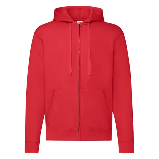 Fruit of the Loom Unisex Adult Classic Hooded Jacket (Red) - Image 1