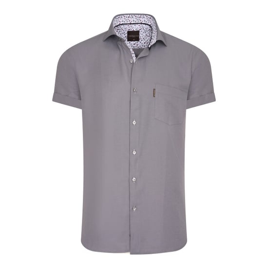 Cappuccino Italia Camisas Blusa Manga Corta Gris Antracita - Image 1