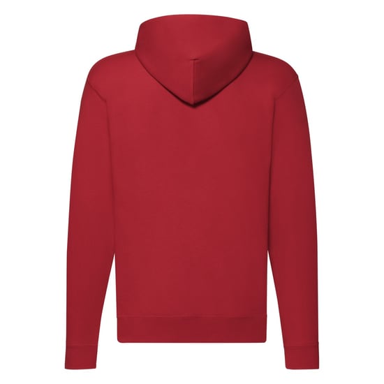 Fruit of the Loom Unisex Adult Classic Hooded Jacket (Red) - Image 2