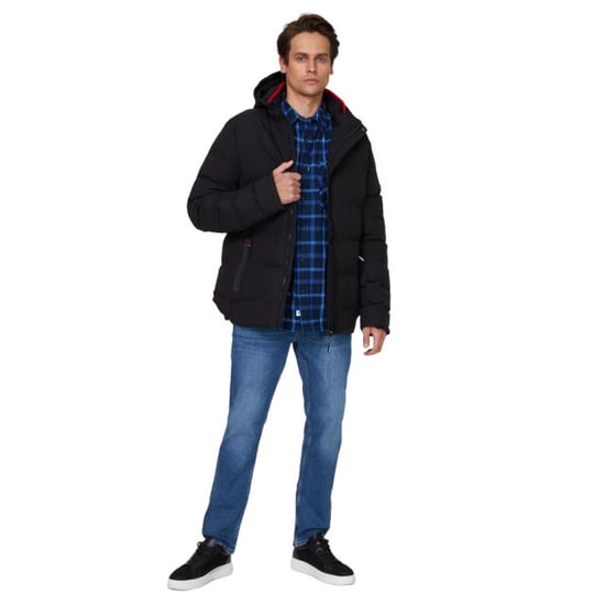 Trespass Mens Habbton Padded Jacket (Black) - Image 4
