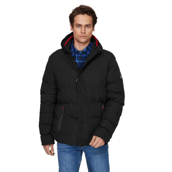 Trespass Mens Habbton Padded Jacket (Black) - Image 5