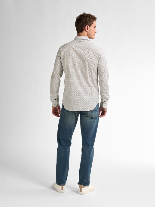 Petrol Industries - All-over Print Shirt Marinafront Men - Chalk White - Image 6