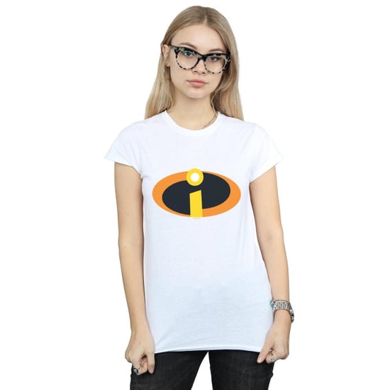Disney Womens/Ladies The Incredibles Costume Logo Cotton T-Shirt (White) - Image 3