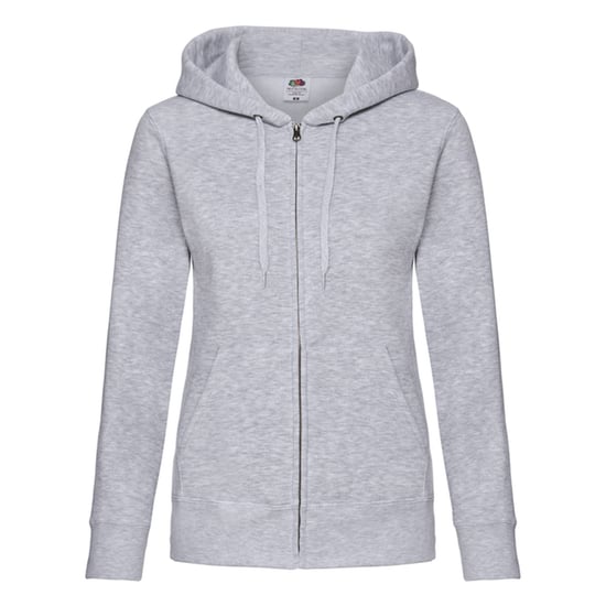 Fruit of the Loom Womens/Ladies Premium Sweat Hoodie (Heather Grey) - Image 1