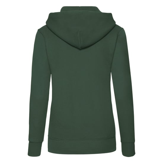 Fruit of the Loom Womens/Ladies Classic Hoodie (Bottle Green) - Image 2